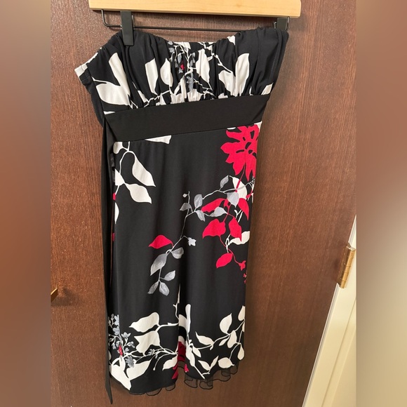 Speechless Strapless Floral Print Dress Size S - Picture 1 of 3